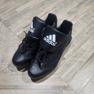 Adidas MVP LO Baseball Cleats Black/Black Men's Sz 13 NWT (No Box)